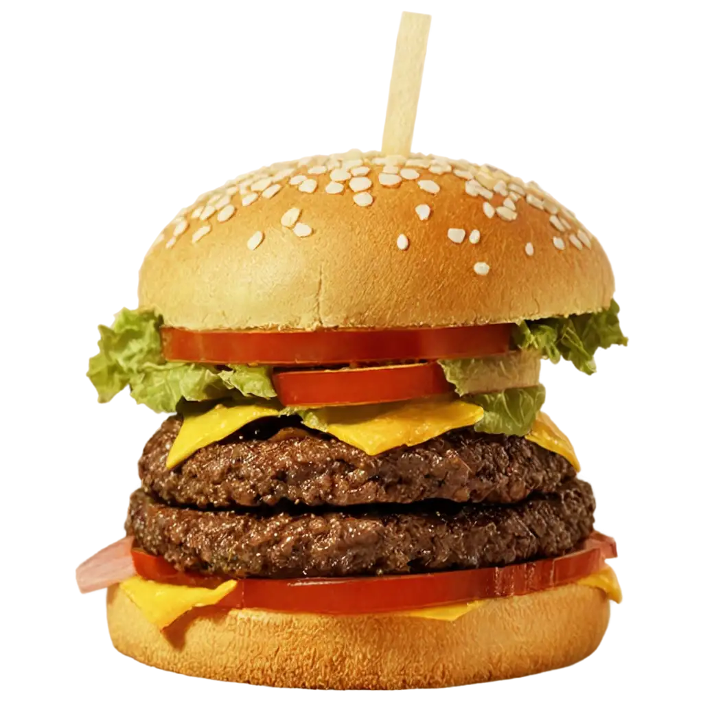 Delicious-Burger-PNG-Perfect-for-Enhancing-Your-Culinary-Creations