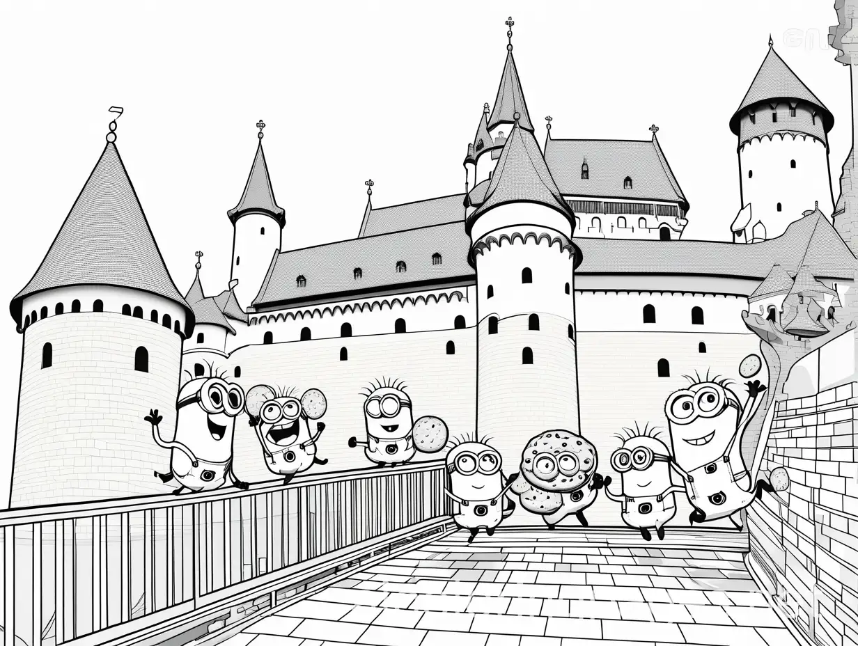 Minions-Jumping-from-Bratislava-Castle-Eating-Cookies