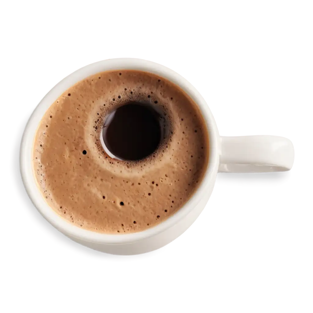 Top-View-PNG-Image-of-a-Coffee-with-Milk-Cup-Enhance-Clarity-and-Quality