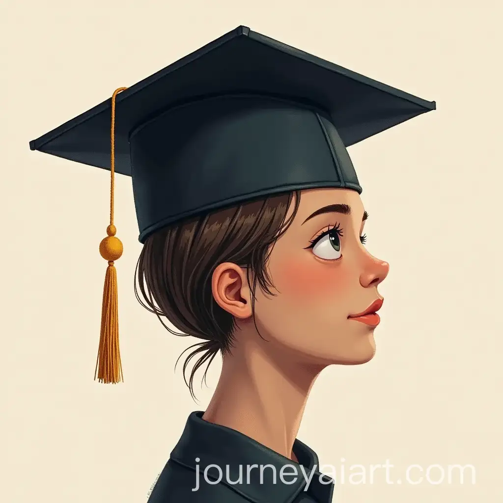 Concept-of-Mind-Wearing-a-Graduation-Cap-with-a-Minimalistic-Design