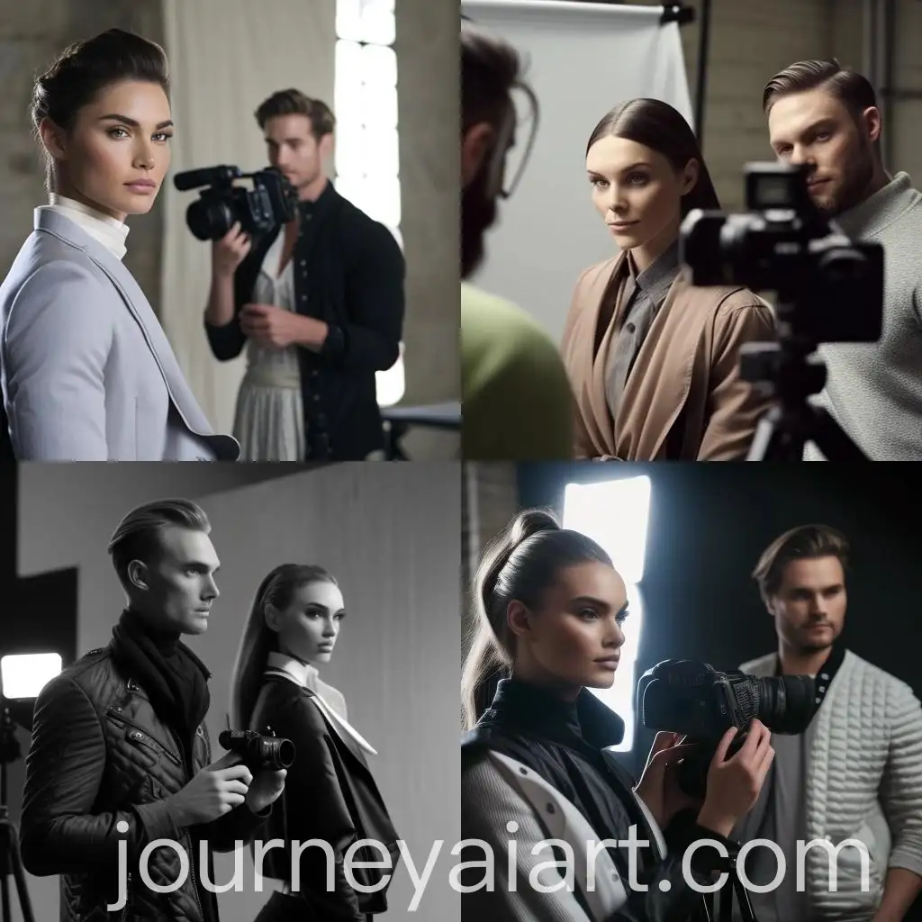 Fashion-Videographer-Shooting-Commercial-BTS-with-Male-and-Female-Models