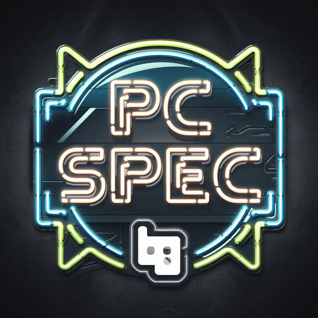 "pc spec" button neon twitch gamer logo без надписи twitch gamer cyberpunk