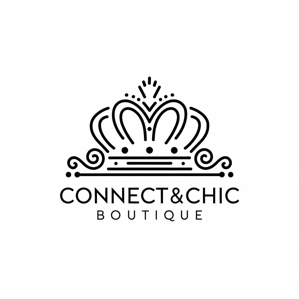 LOGO-Design-for-Connect-Chic-Boutique-Tech-Industry-Luxury-with-Clear-Background