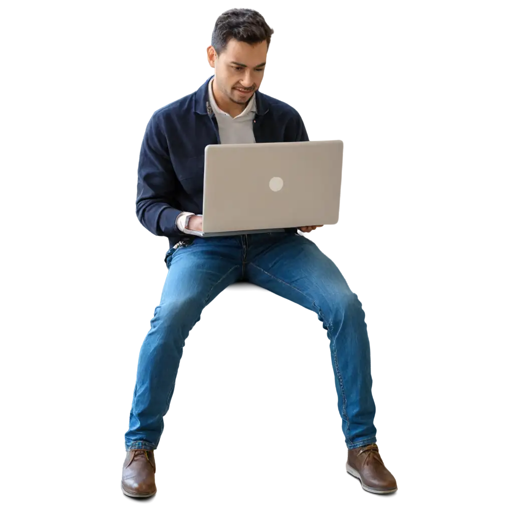 Professional-Man-Working-on-Computer-HighQuality-PNG-Image-for-Digital-Projects