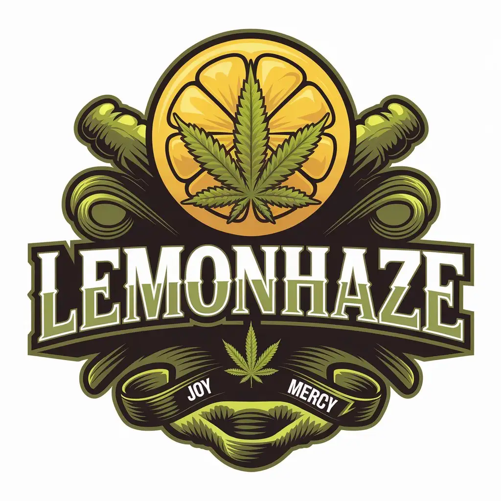 LOGO Design for LemonHaze Vibrant Lemon and Marijuana Fusion for the Entertainment Industry