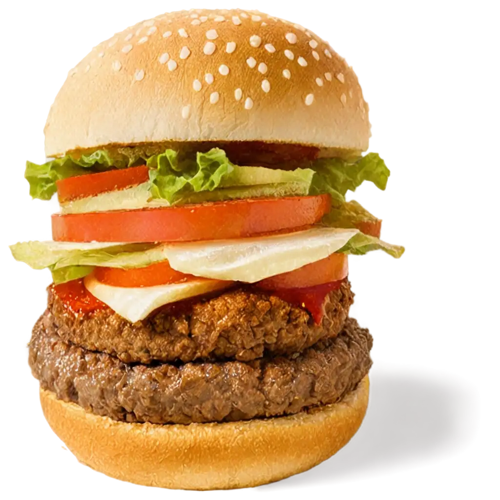 HighQuality-Burger-PNG-Image-for-Enhanced-Digital-Use