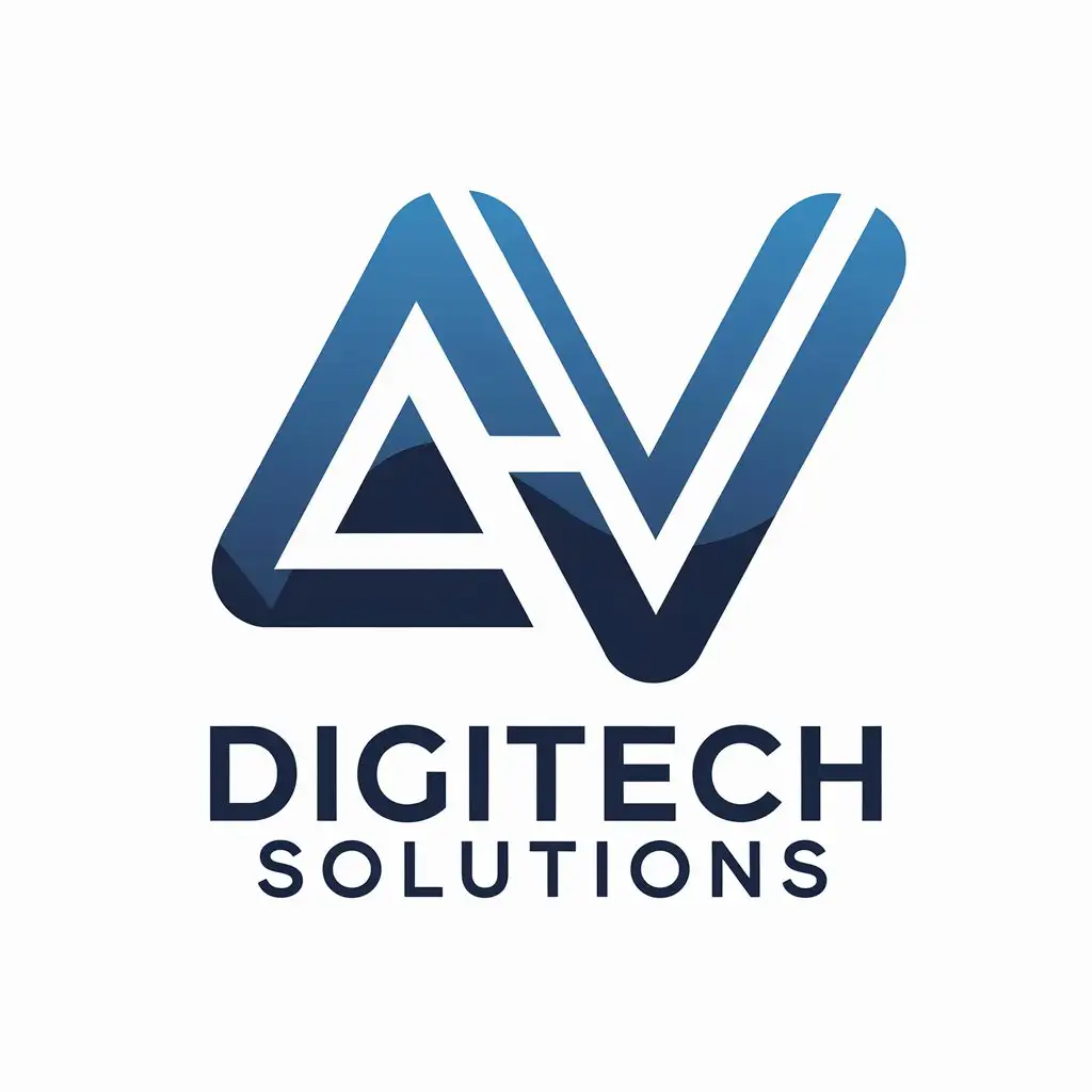 LOGO Design for Digitech Solutions Vector Logo with Online Added Value Symbol for Internet Industry