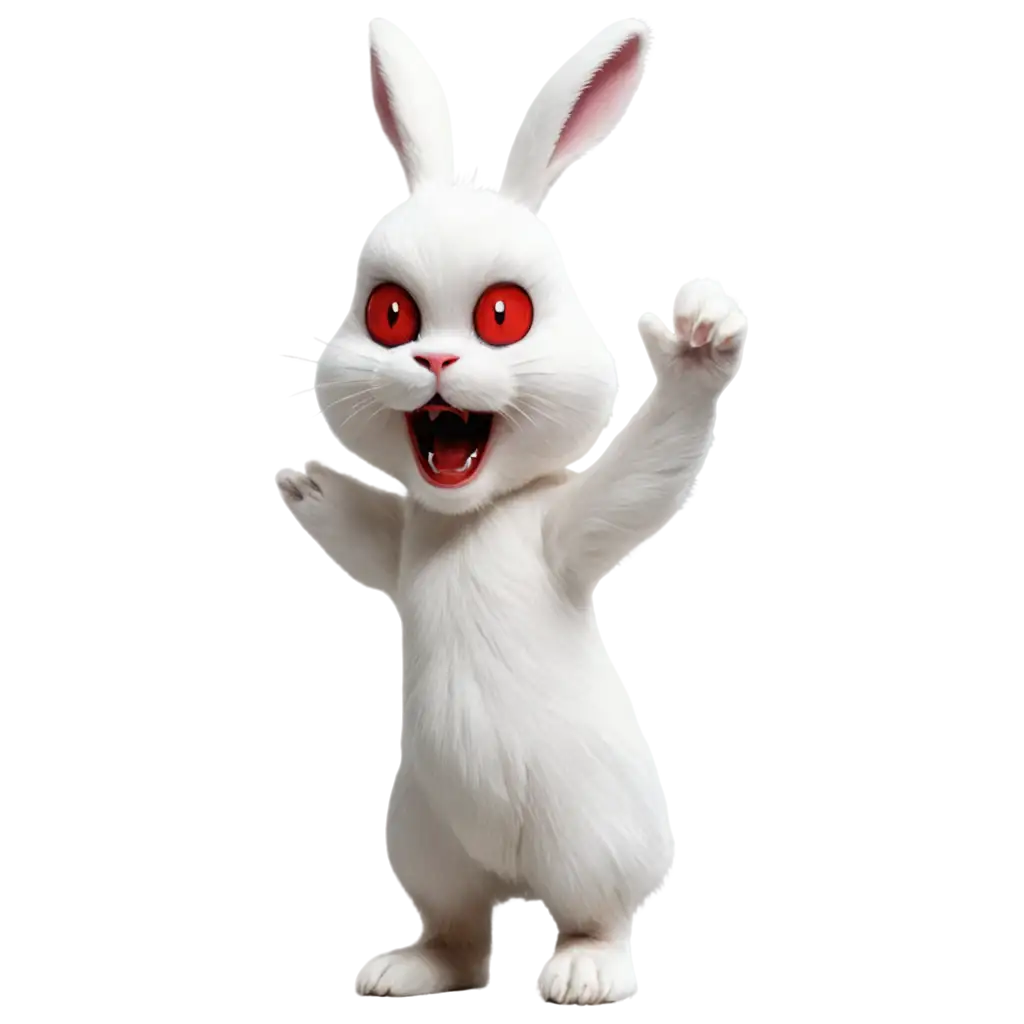 Unleash-the-Fury-HighResolution-Evil-White-Rabbit-PNG