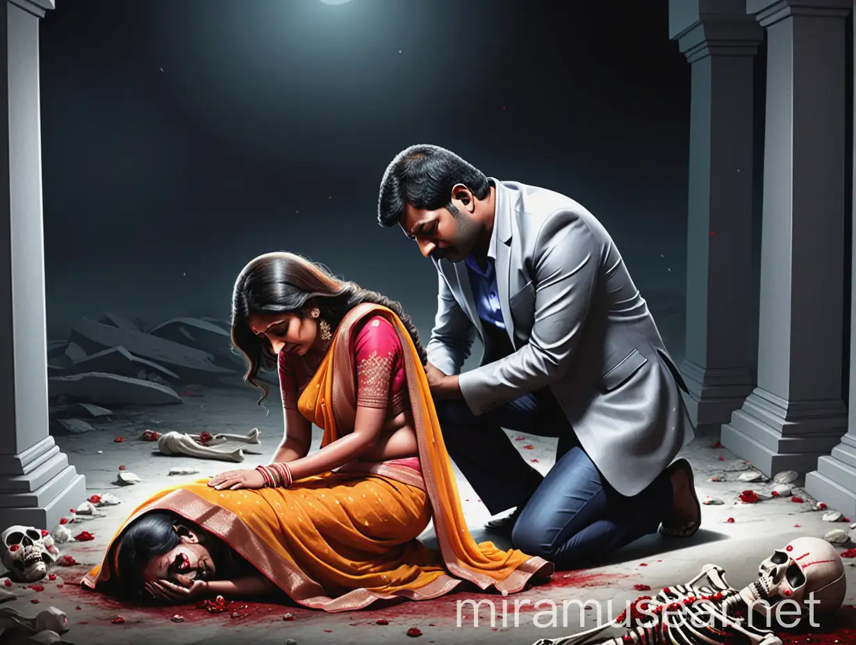 Rajesh Mourning Loss of His Wife in Heartbreaking Scene