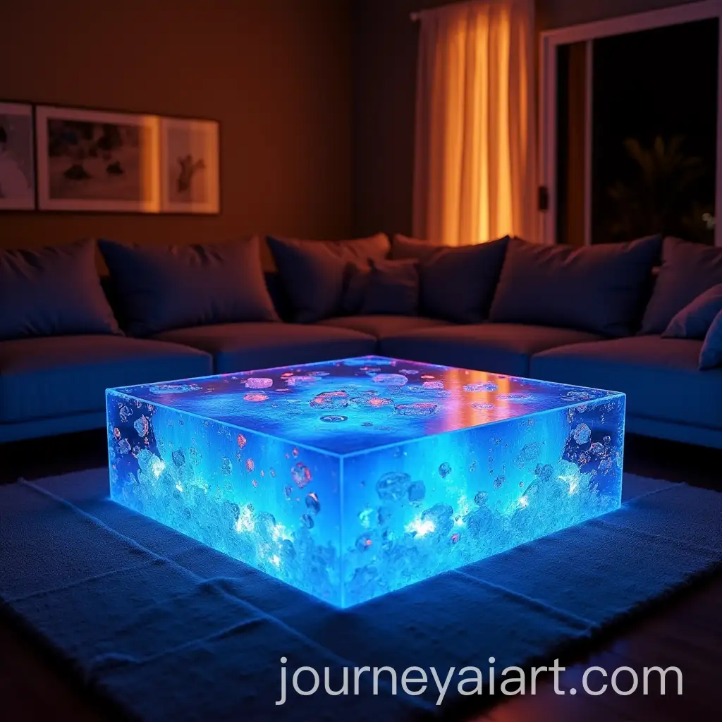 Modern-Living-Room-with-GlAI-Image-Prompt-Expansionowing-Resin-Coffee-Table-and-Cozy-Ambiance