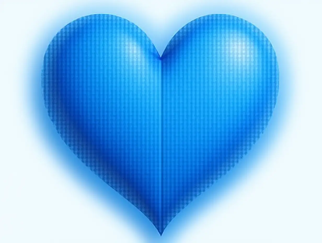 I need Blue colour heart in png format