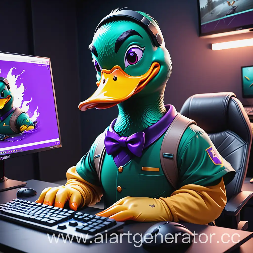 Duck-Typing-on-Keyboard-and-Streaming-on-Twitch