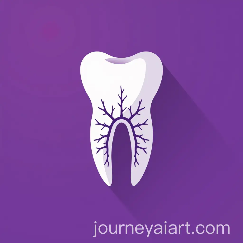 Logo-Design-for-Stomatology-Clinic-with-Purple-Background-and-Tooth-Illustration