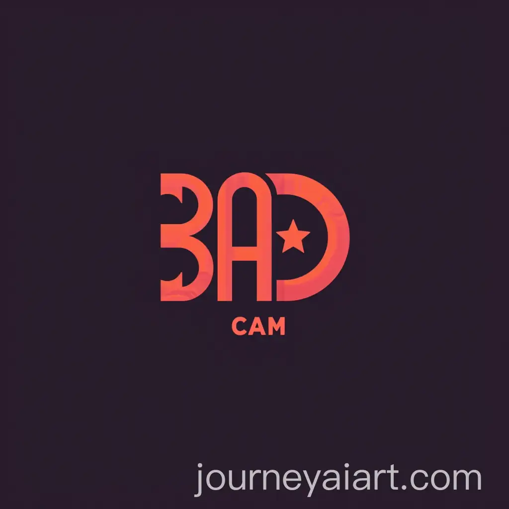 Stylized-Hyper-Logo-Design-Featuring-CAM-BAD-with-Custom-Background-Color