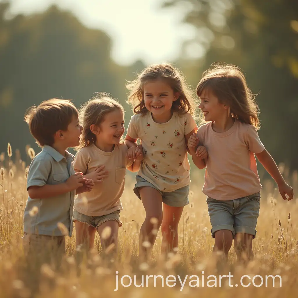 Nostalgic-Childhood-Memories-of-Playful-Laughter-with-Friends