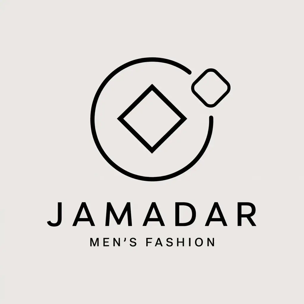 LOGO Design For JAMADAR Modern Geometric Symbol for Mens Fashion