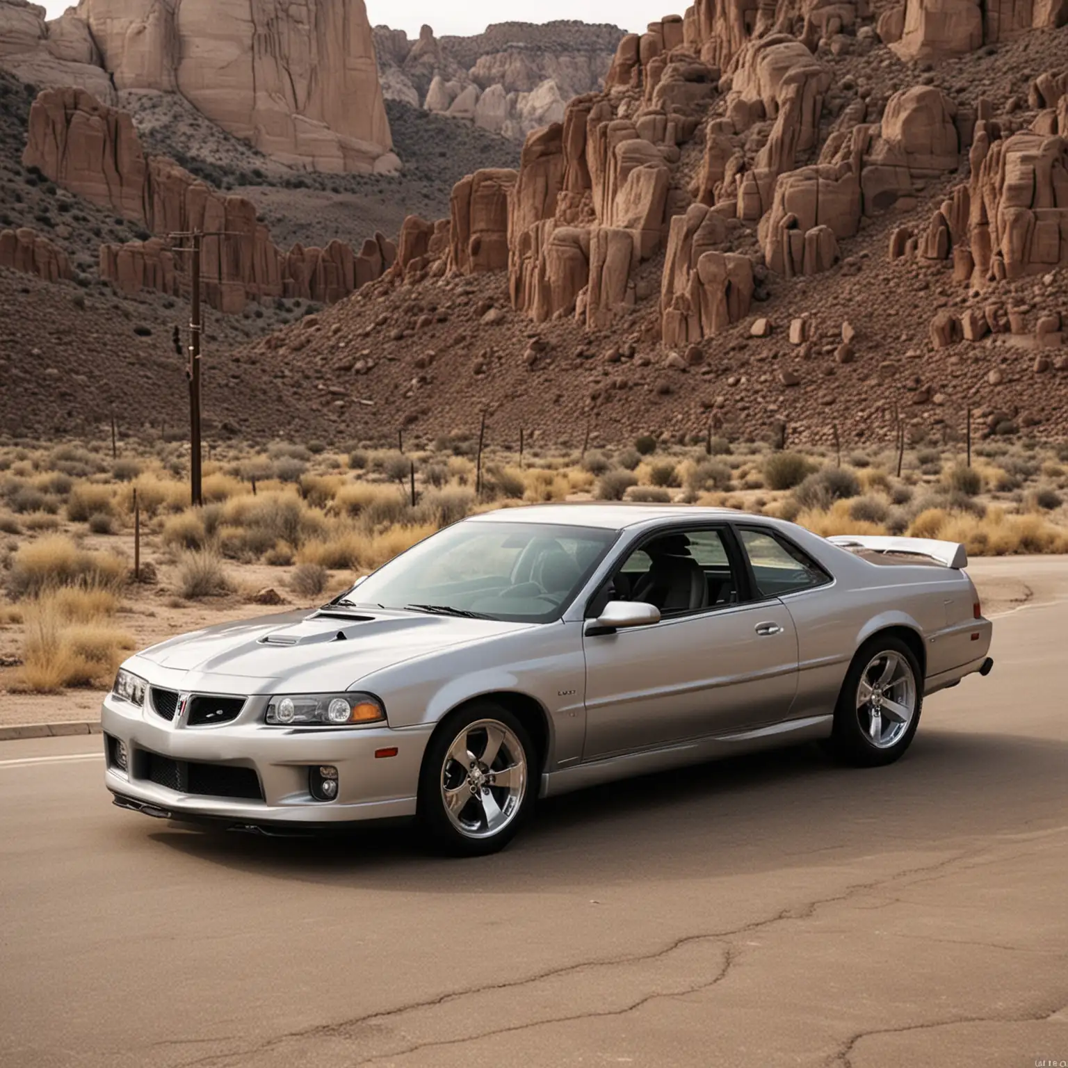 Vintage 2025 Pontiac GTO Photograph on a Postcard