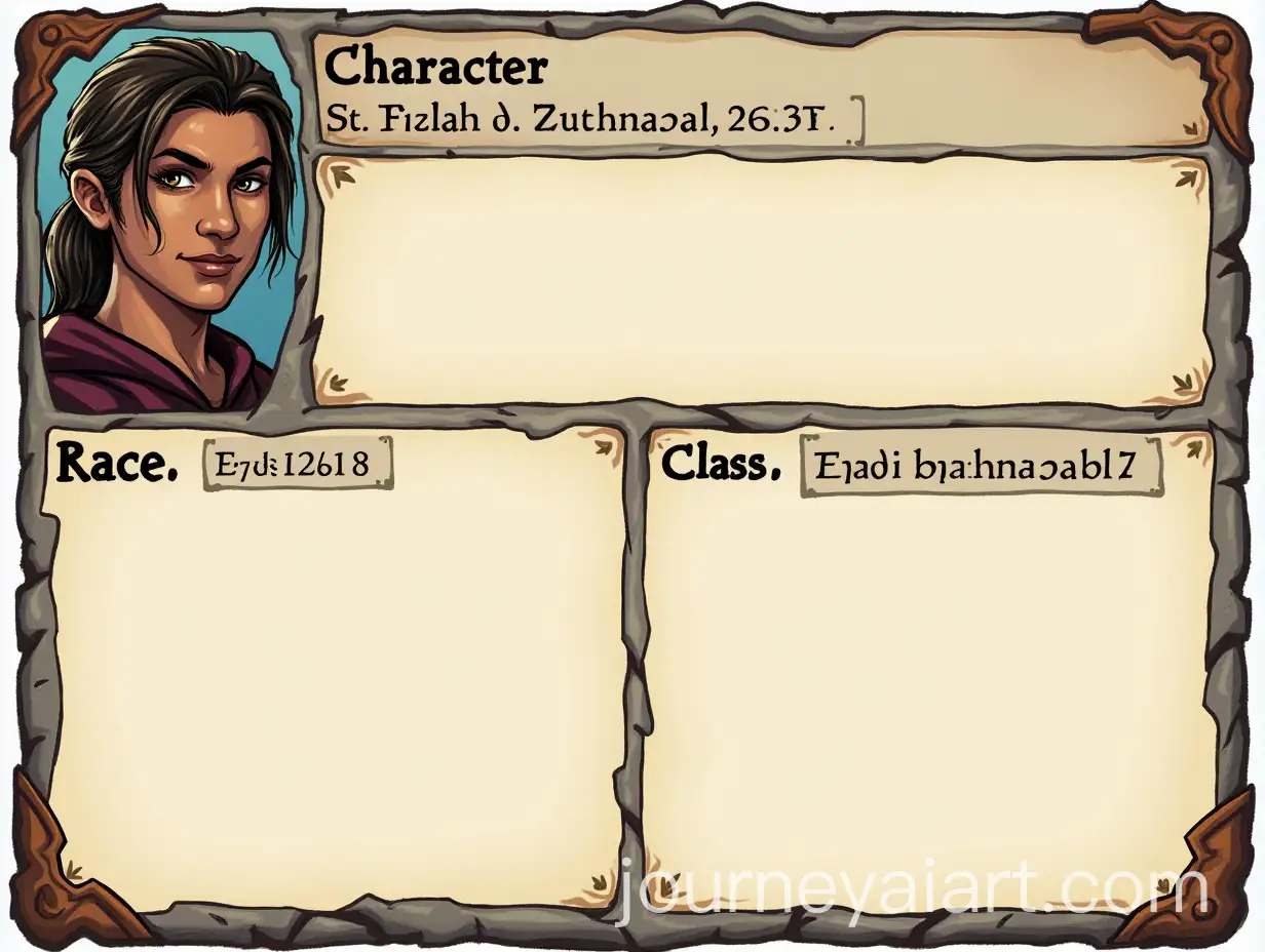 Tabletop-RolePlaying-Game-Character-Card-Template-with-Portrait-Race-Class-and-Special-Ability