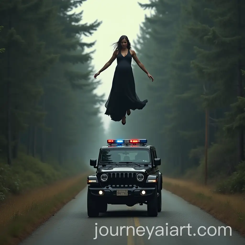 Police-Jeep-Encounters-Floating-Pregnant-Lady-in-Dense-Forest