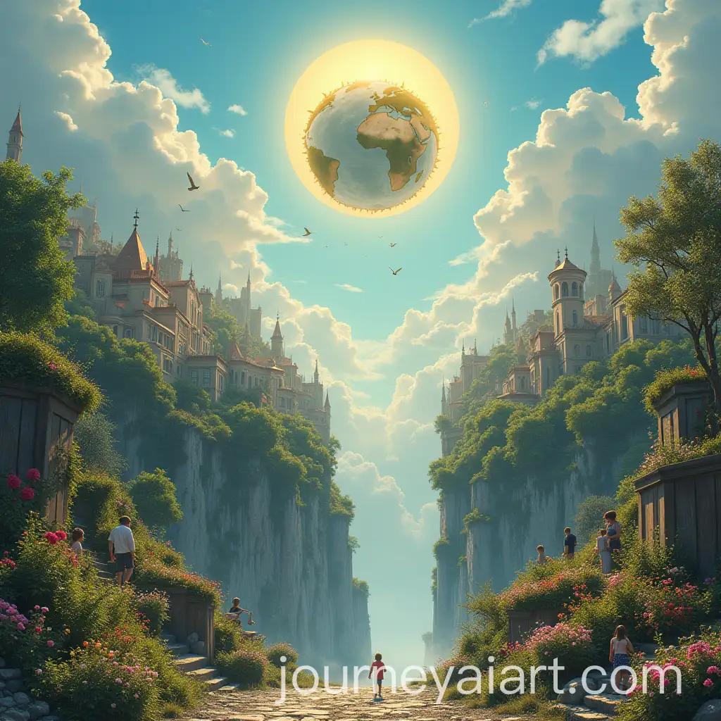 ContrAI-Image-Prompt-Expansionasting-Worlds-A-Flourishing-Garden-and-a-Ruined-City-Floating-in-the-Sky