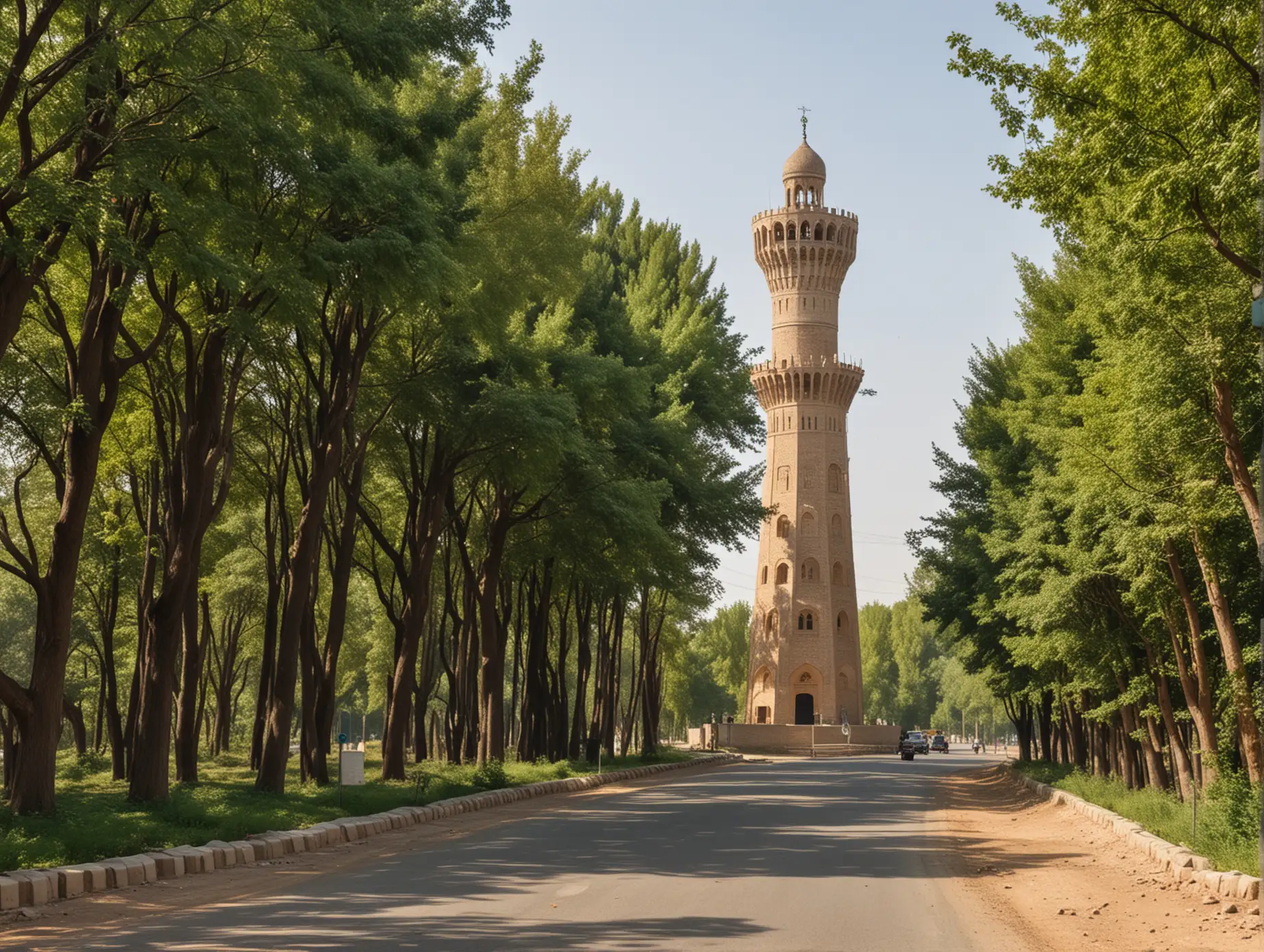 Majestic-Iranian-Tower-Surrounded-by-Lush-Forest