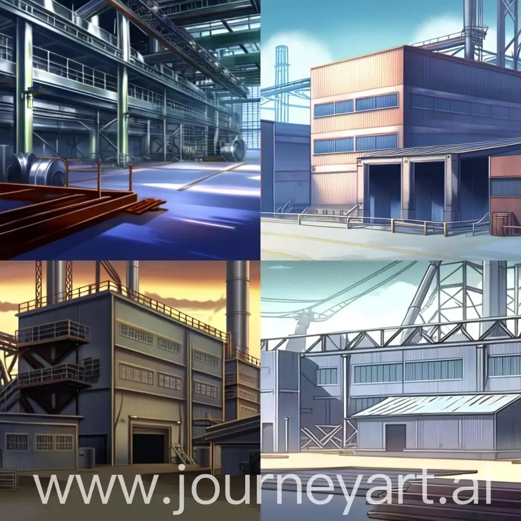 Industrial-Metal-Structures-Factory-Background