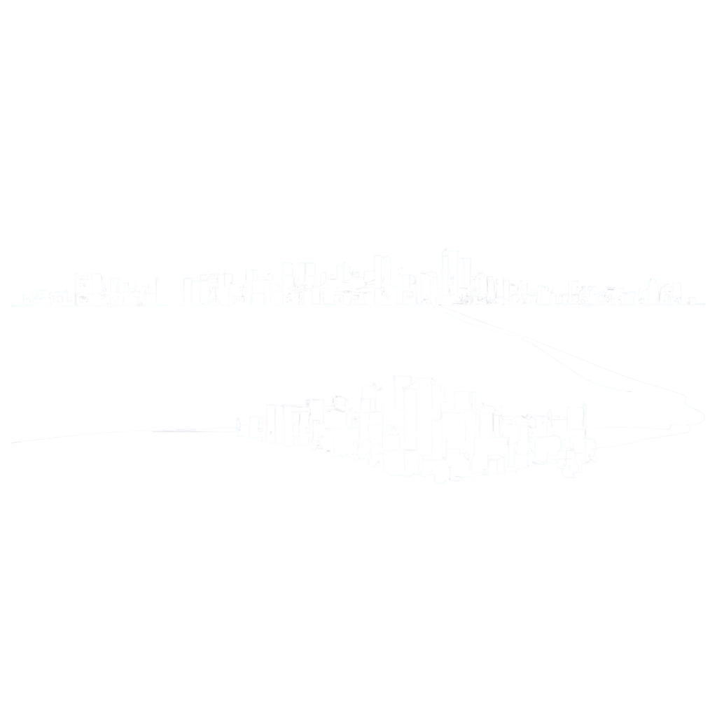 Linear-Outline-of-the-City-Split-HighQuality-PNG-Image-for-Artistic-and-Professional-Use