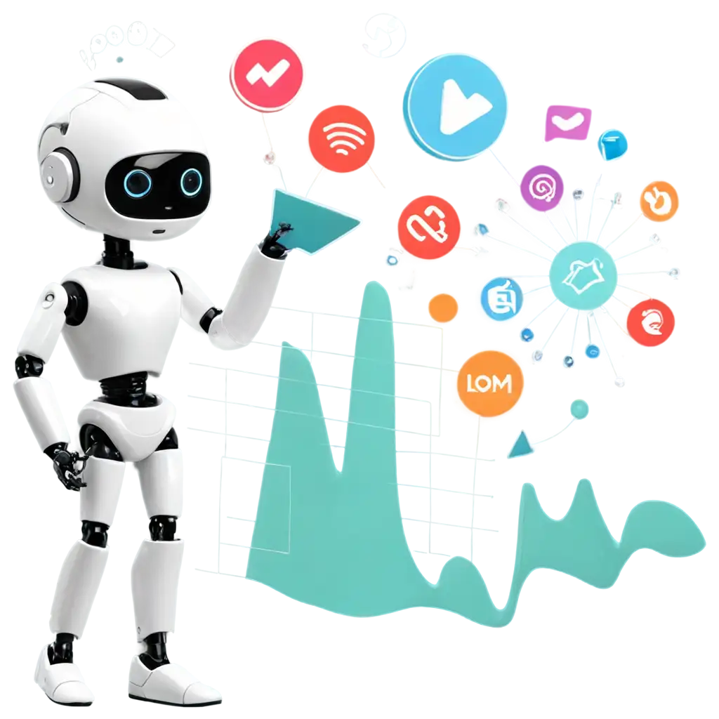 Futuristic-AI-Robot-with-Marketing-Analytics-in-PNG-Format-for-Enhanced-Digital-Insights