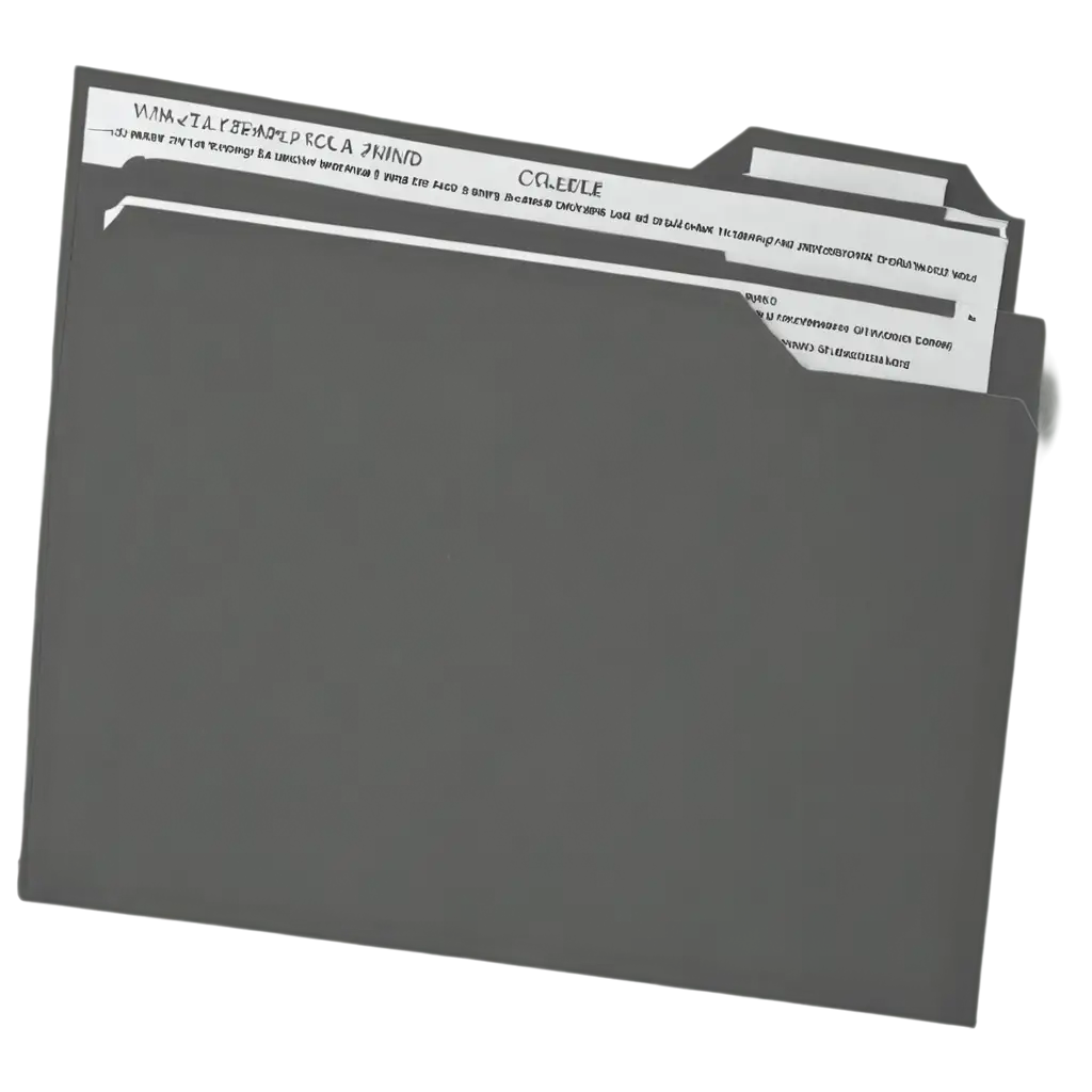 HighQuality-PNG-Image-of-a-Paper-Folder-with-Document-for-Versatile-Use