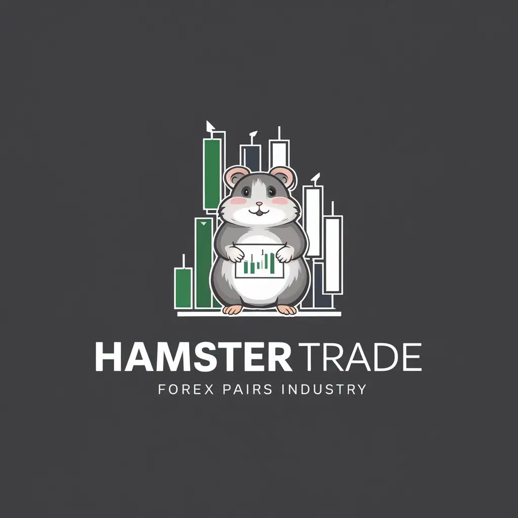 LOGO-Design-For-Hamster-Trade-Binary-Options-and-Japanese-Candles-Theme