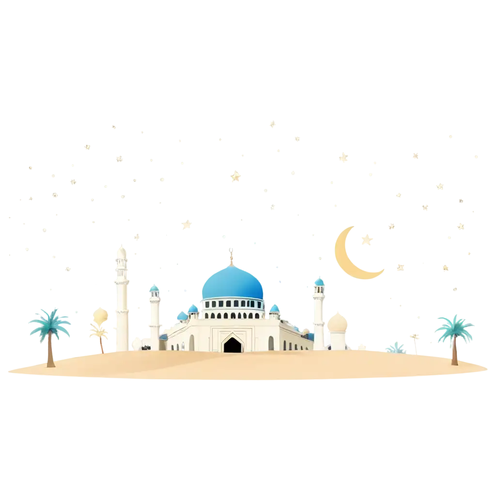 HighResolution-PNG-of-Isra-and-Miraj-Night-Journey-with-Masjid-alAqsa-Crescent-Moon-and-Desert-Landscape