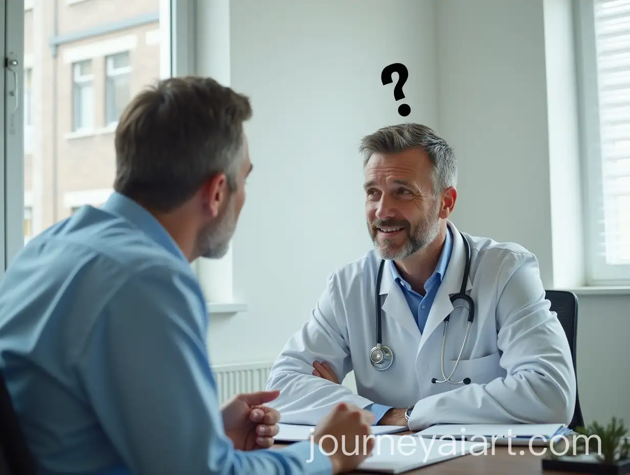 AI-Art-Prompt-ExpansionDoctor-and-Patient-in-Medical-Consultation-with-Question-Mark-Above-Patients-Head