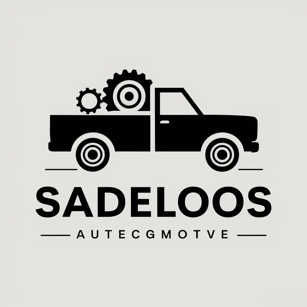 LOGO-Design-For-SADELOOS-Gears-Tire-and-Pickup-Truck-Theme