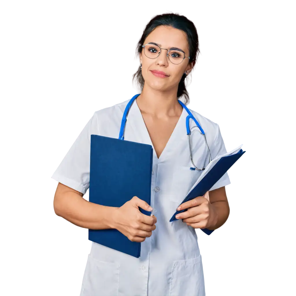 Medical-Worker-withPNG-Image-Usage-Scenarios-Documents-in-Hands-HighQuality-PNG-Image-for-Healthcare-and-Professional-Use