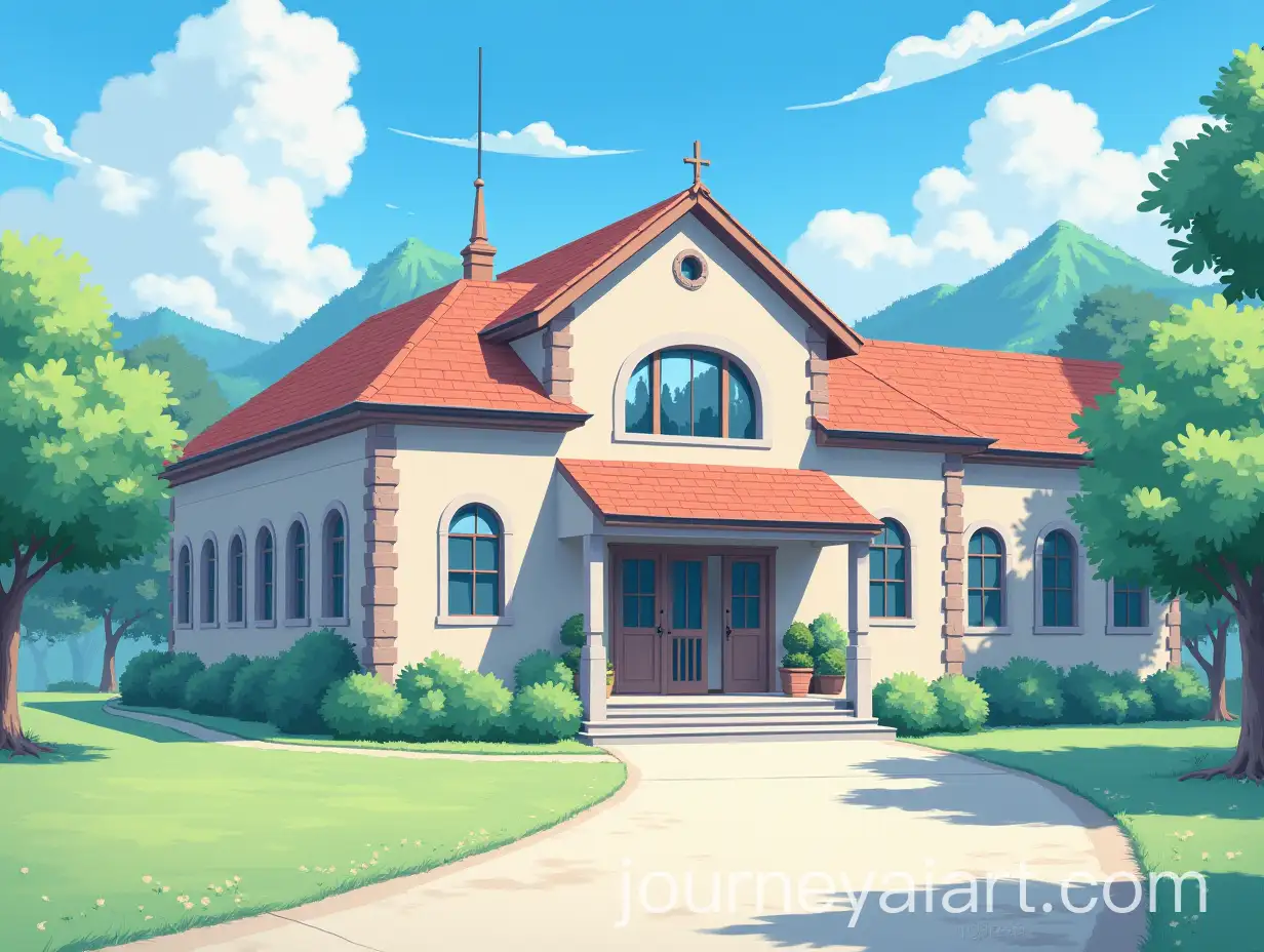 Anime-Style-Digital-Sketch-of-a-Vibrant-School-Environment