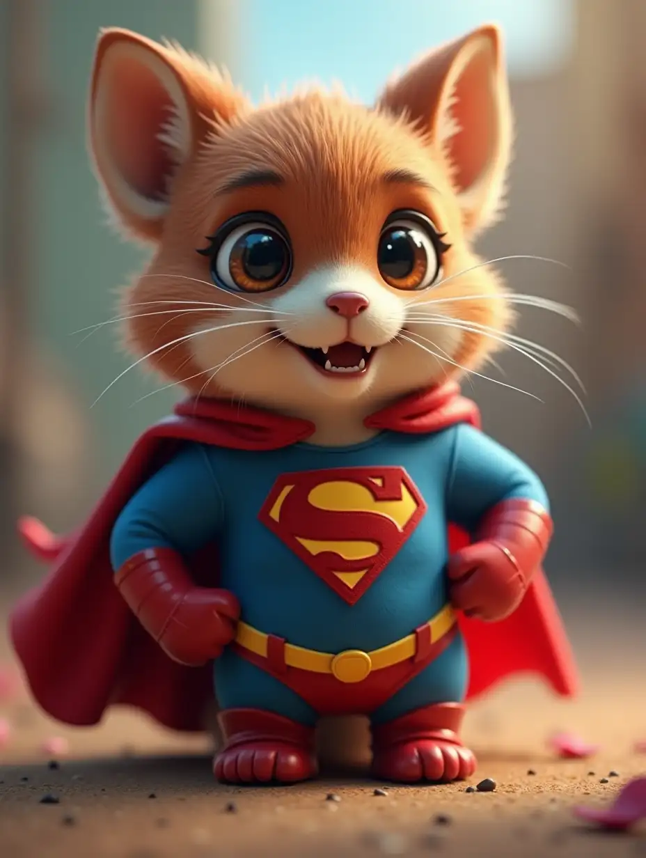 8K Ultra HD, Cute Superhero Animal