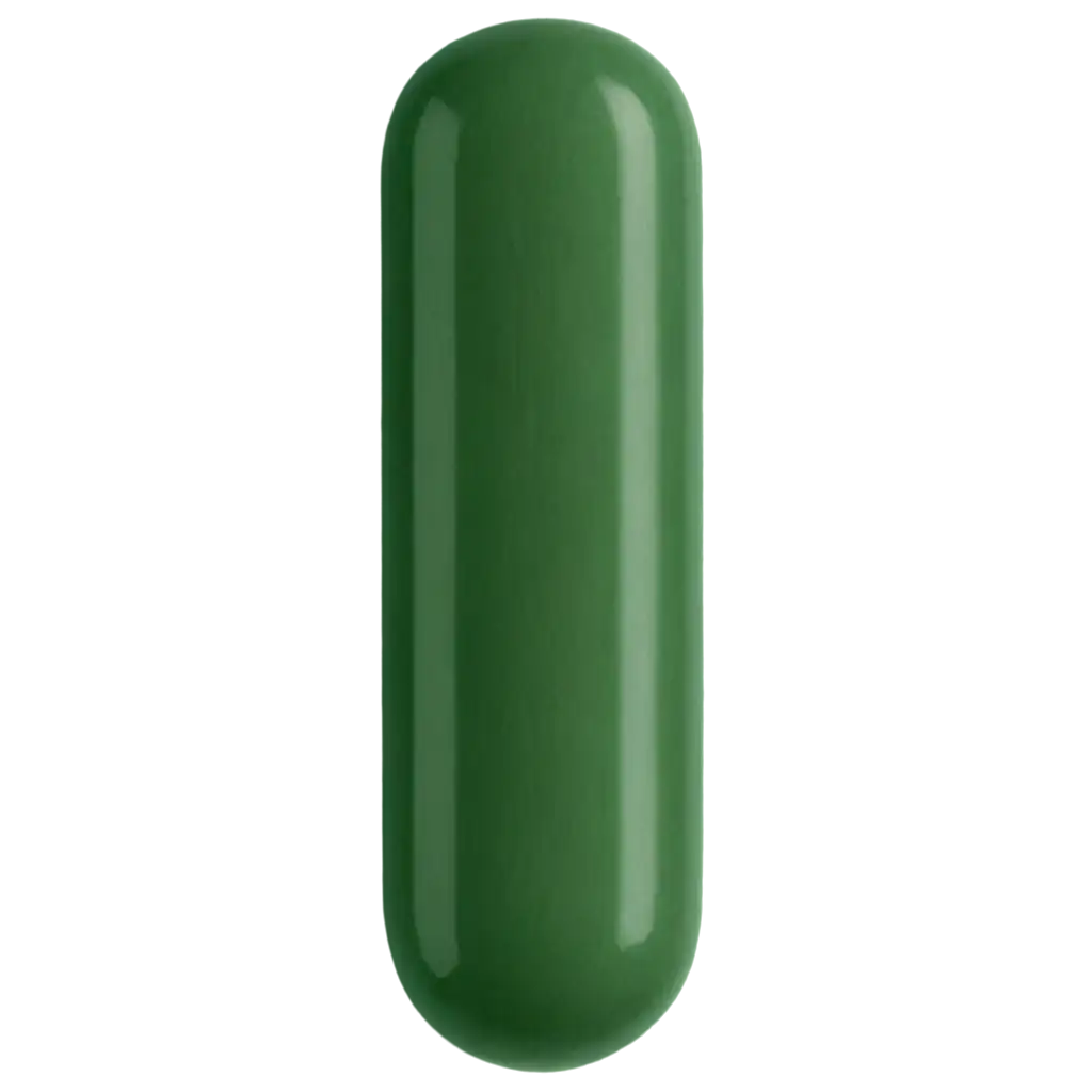 HighQuality-Green-Capsule-PNG-for-Versatile-Digital-Use