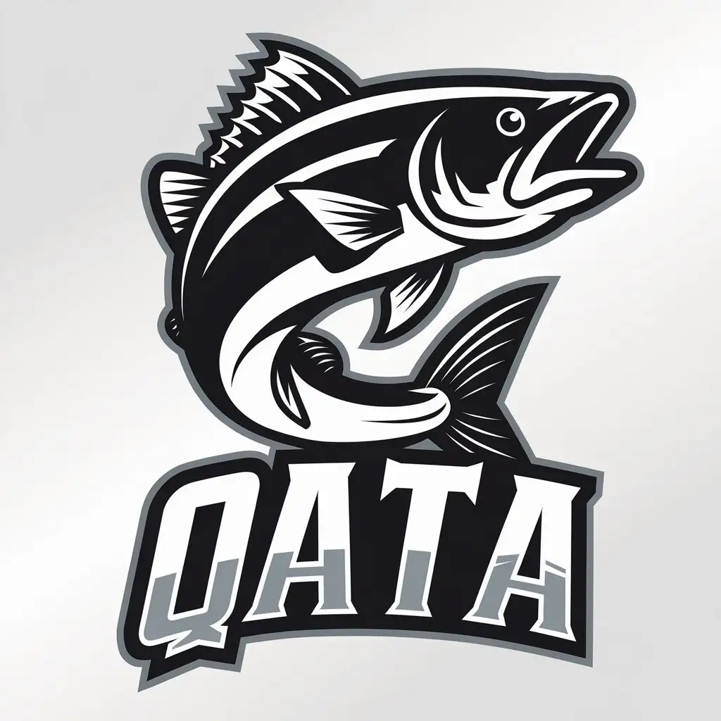 LOGO-Design-For-Qata-Vector-Logo-with-Samat-Symbol-for-the-Fish-Industry