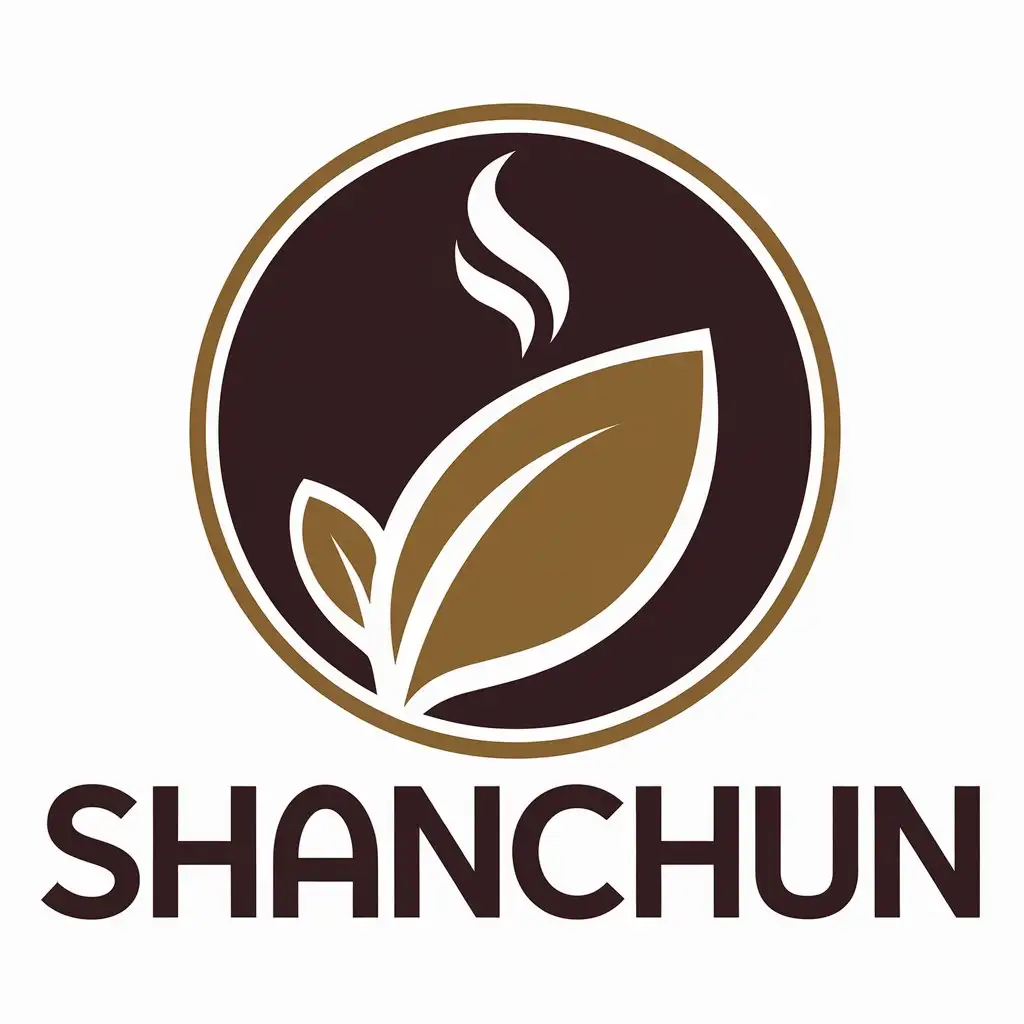 LOGO Design for Shanchun TeaThemed Vector Design for Restaurants