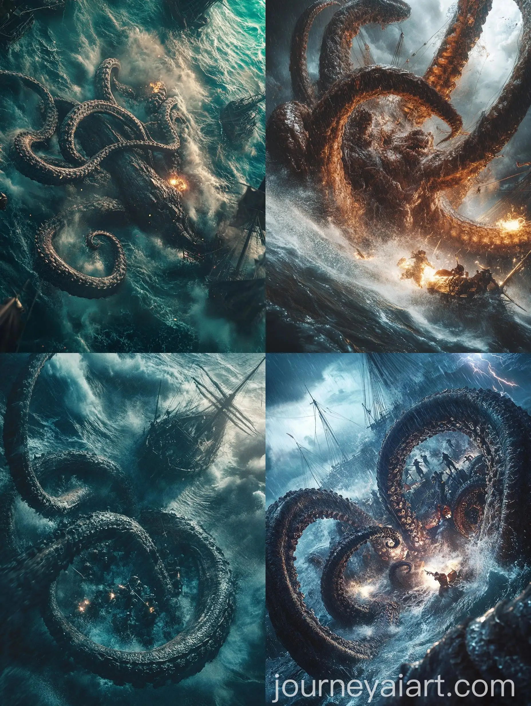 Epic-Pirate-Crew-Battle-with-Kraken-in-Violent-Storm
