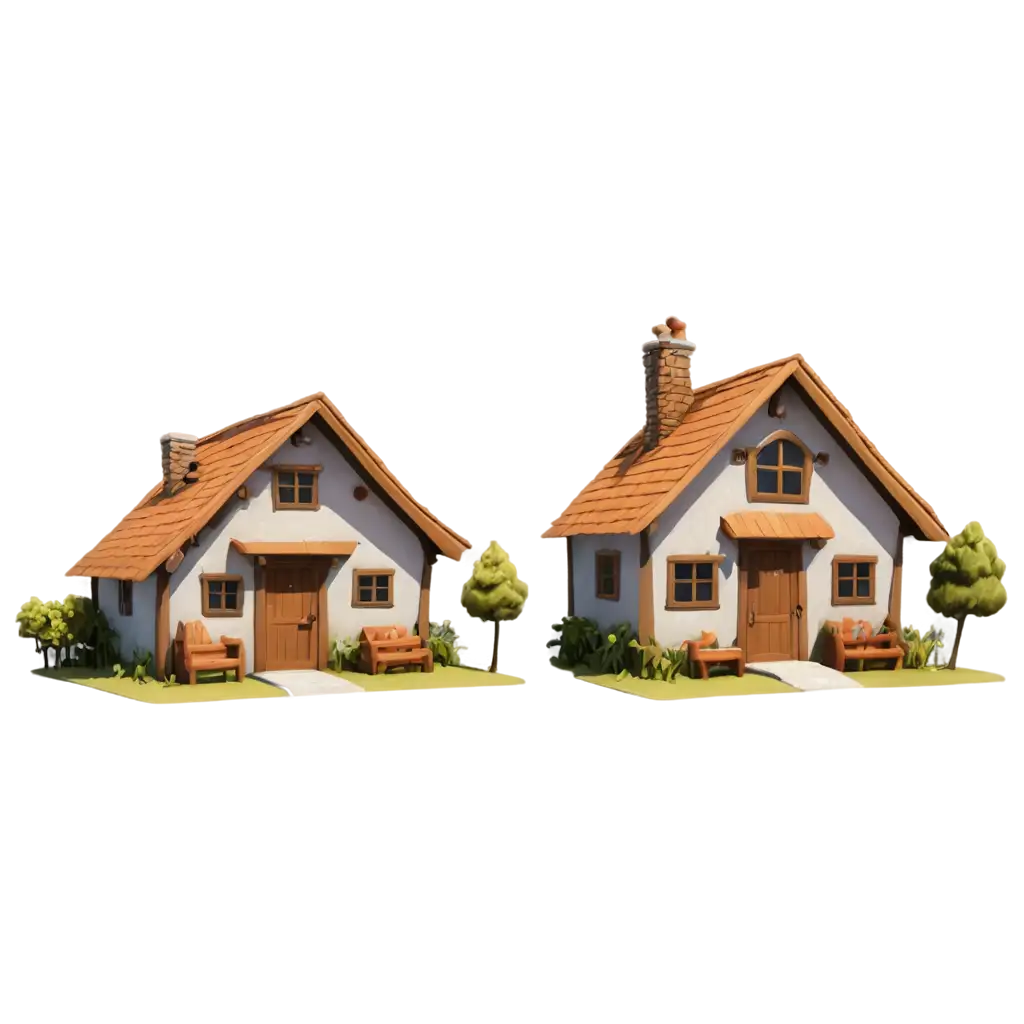 Cartoon-Village-Home-Items-PNG-HighQuality-Transparent-Image-for-Creative-Projects