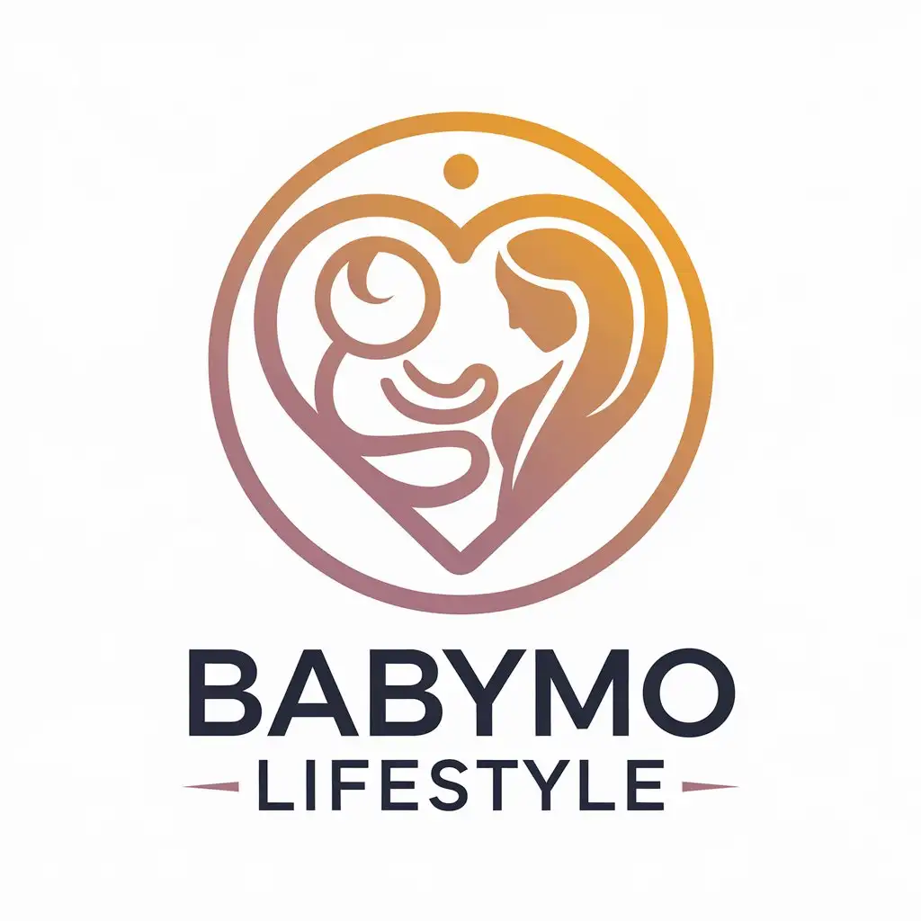 LOGO Design for BabyMo Lifestyle Love and Care for Mother and Baby with a Moderate Beauty Spa Theme