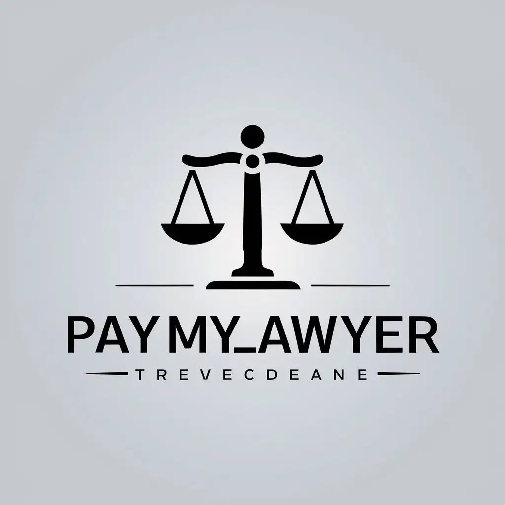 LOGO Design For PayMyLawyer Professional and Modern Legal Services Identity