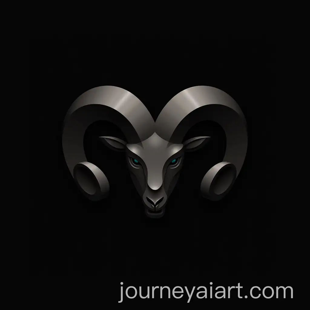 Minimalist-Black-Ram-Logo-Design