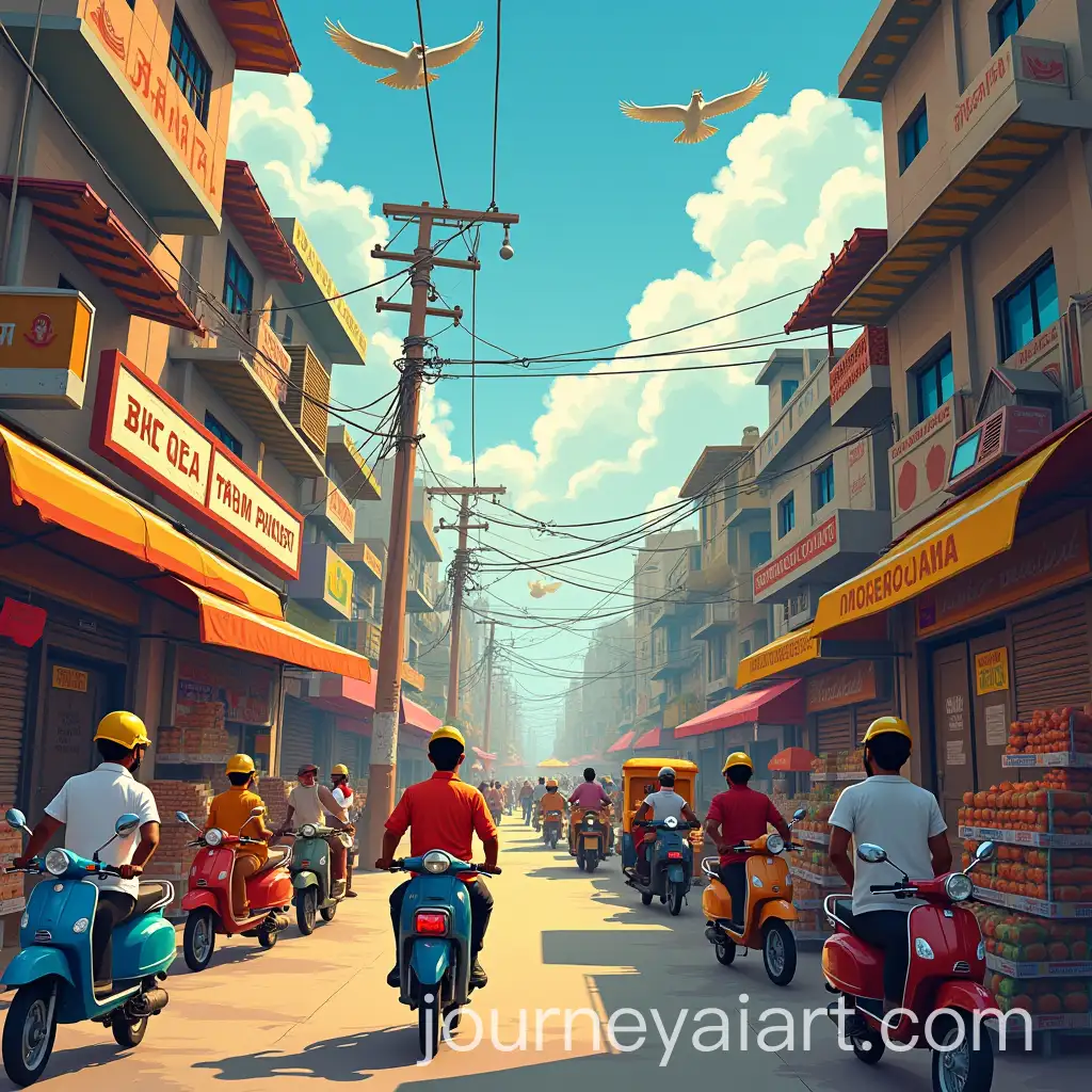 Dynamic-Indian-Marketplace-Strategy-Board-Game-Cover-with-Amazon-Zomato-Dmart-and-More