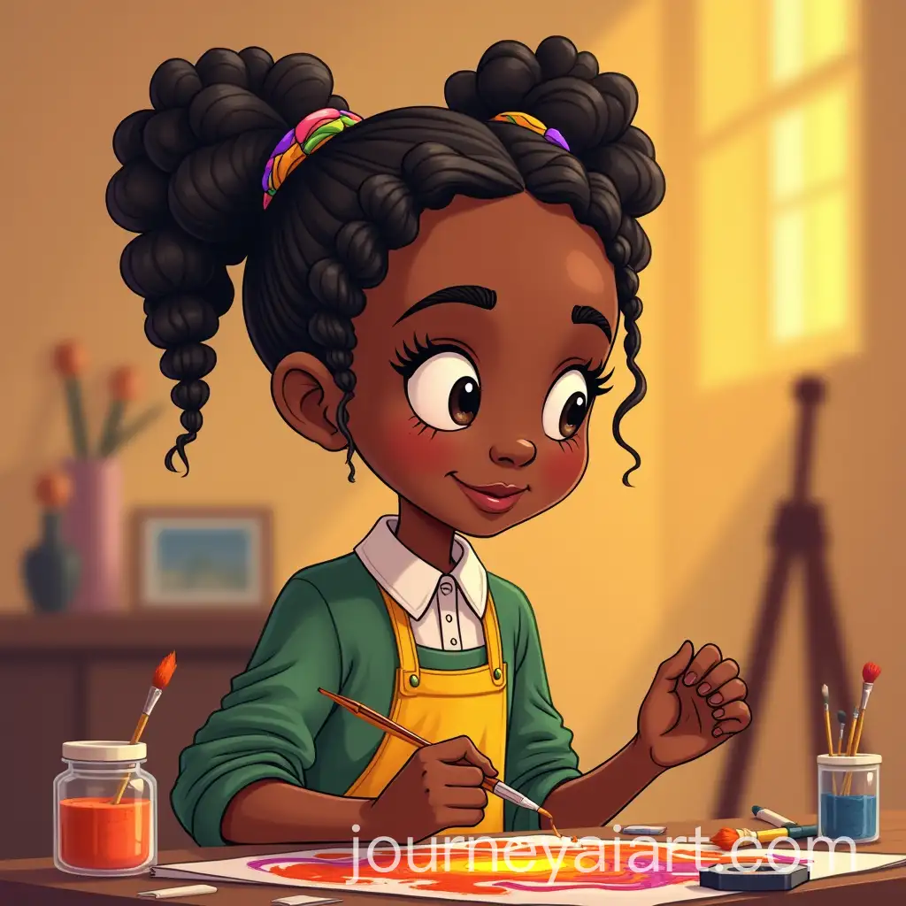 Young-Girl-Painting-with-Glowing-Artwork-in-Bright-Colors