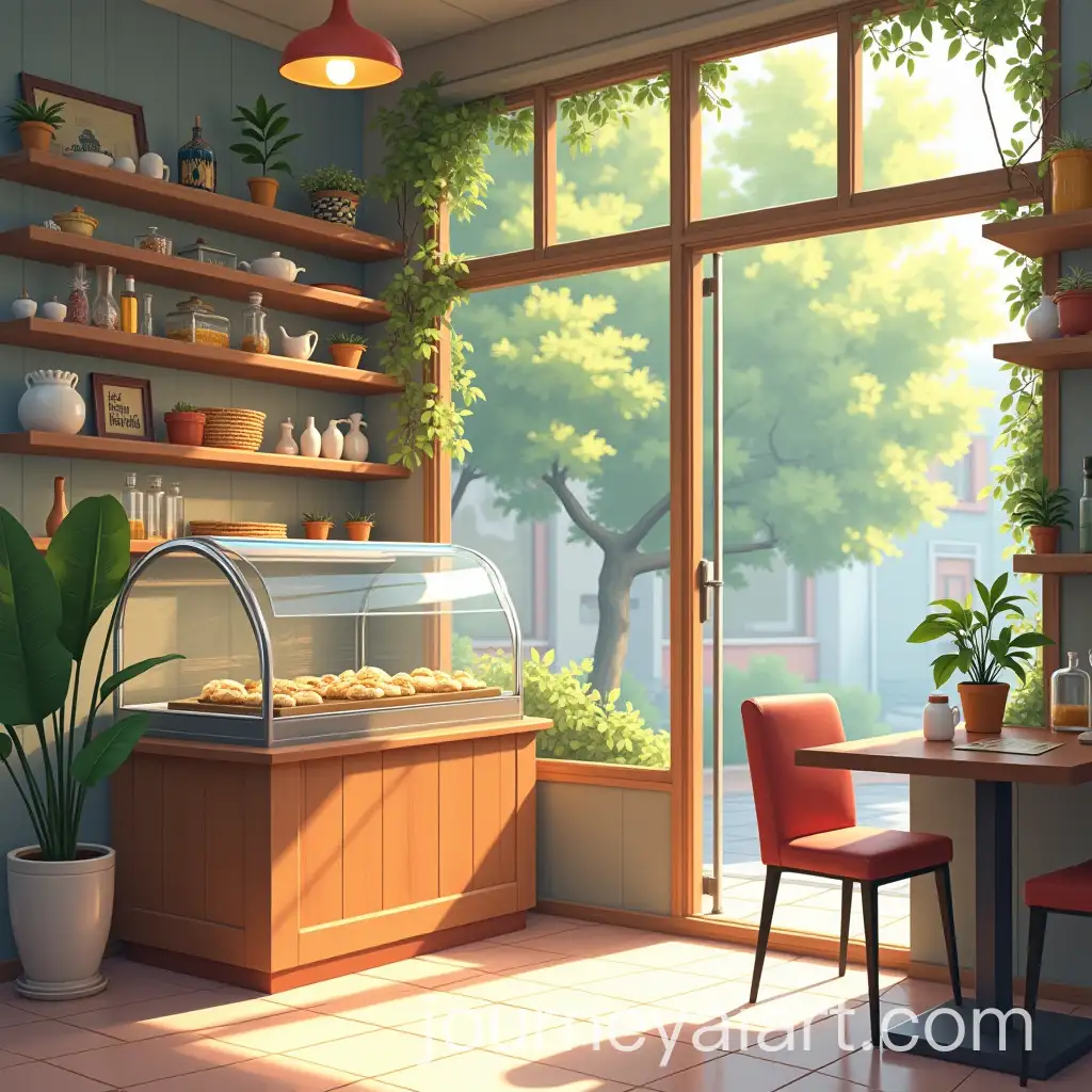 Cozy-Shop-Interior-on-a-Calm-Afternoon-in-Realistic-Digital-Art