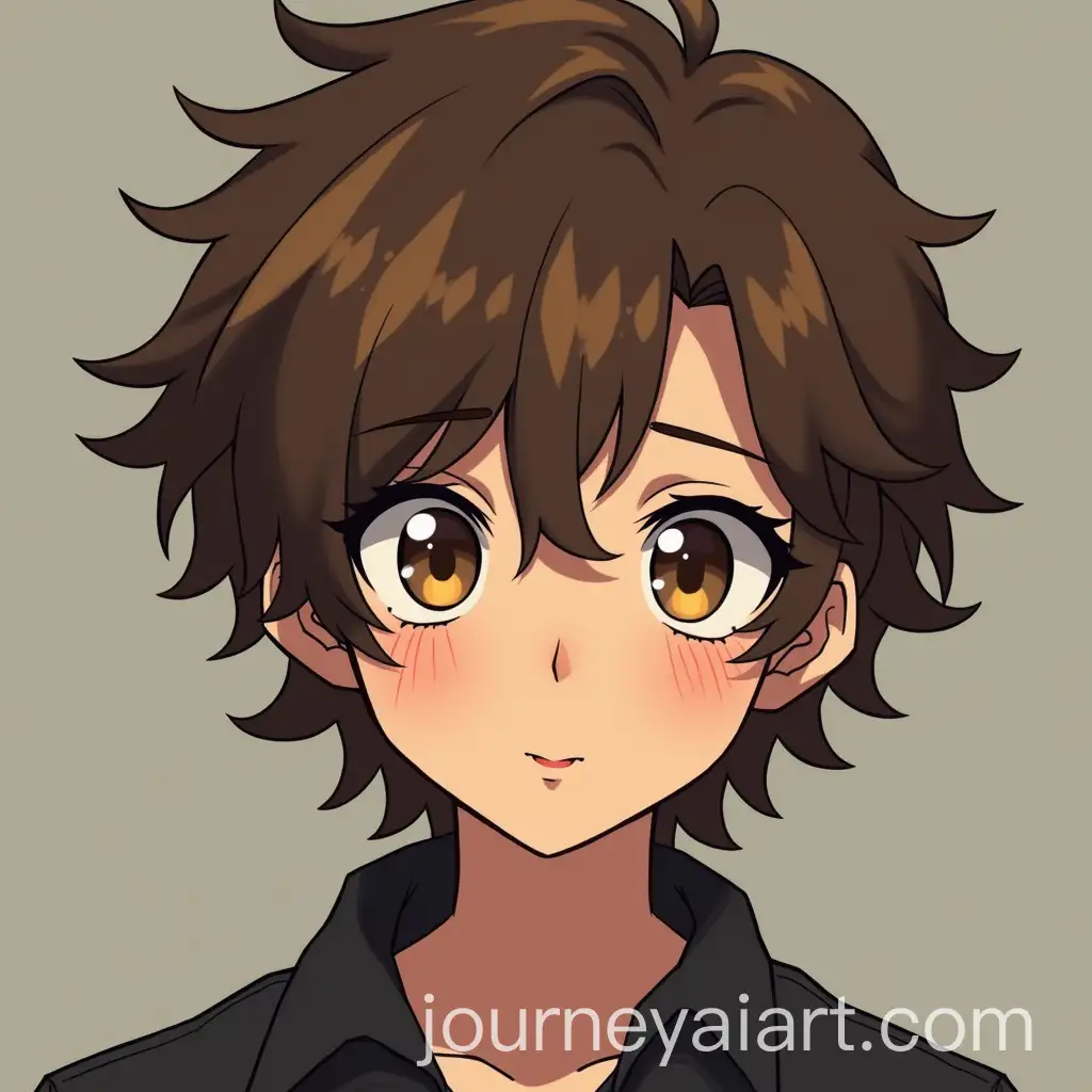 LazyEyed-Male-Anime-Character-with-Curly-Split-Hair-in-The-Kid-At-The-Back-Art-Style