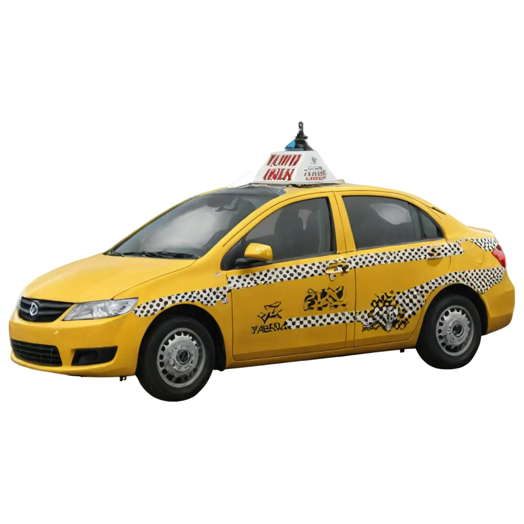 Yellow-Taxi-Side-View-PNG-Image-Detailed-Side-Profile-Illustration