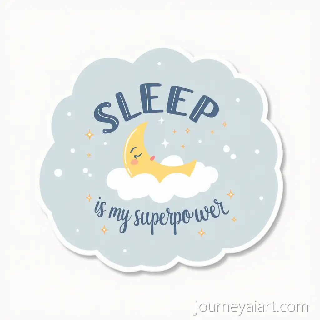 Cute-Sleepy-Moon-Sticker-with-Sleep-is-My-Superpower-Quote-in-Pastel-Minimalist-Doodle-Style